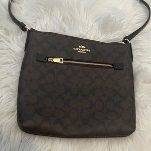Coach signature messenger bag